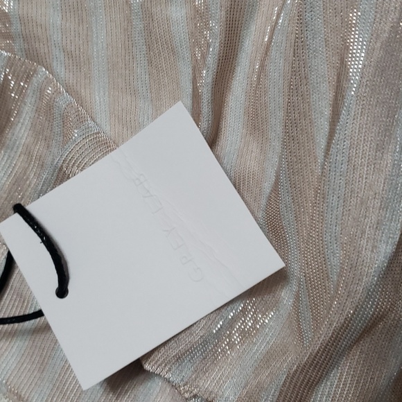 Grey Lab Pleated  Skirt  Size Large - Picture 5 of 5